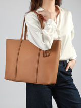 Schoudertas Nathan Leder Nathan baume Bruin nathan 36855-vue-porte